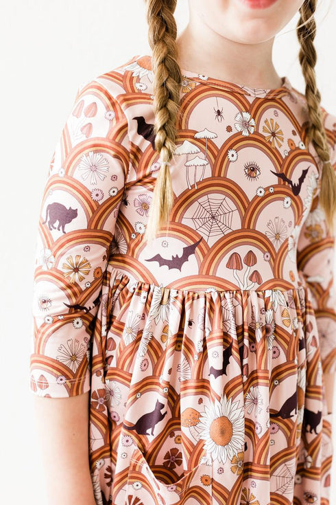 hocus-pocus-3-4-sleeve-pocket-twirl-dress Mila &  Rose - Sophia's Style--3T--4